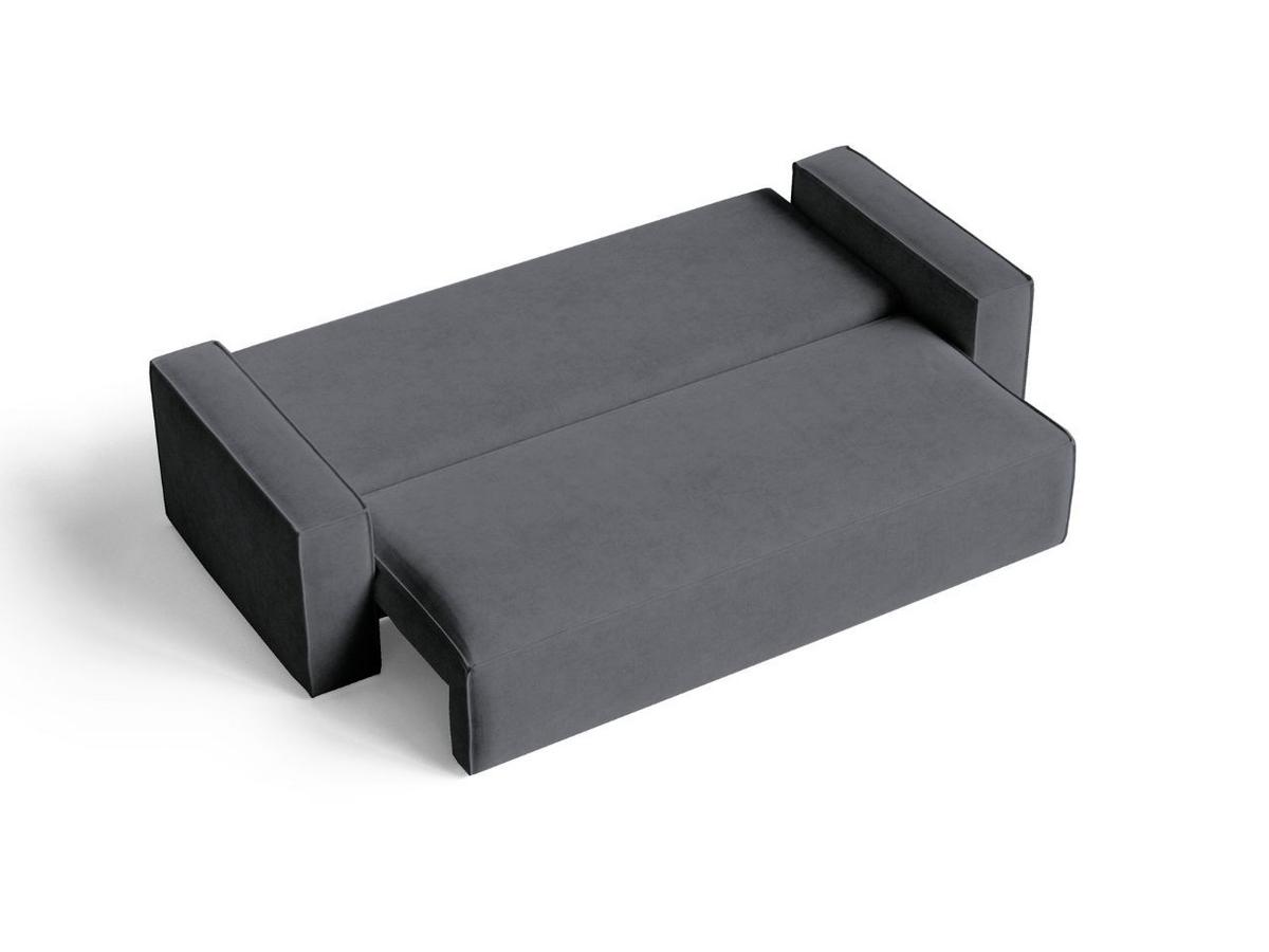 SOFA 230/90/70 Dunkelgrau Sivra - Dunkelgrau, Kunststoff/Textil (230/70/90cm) - Graingold