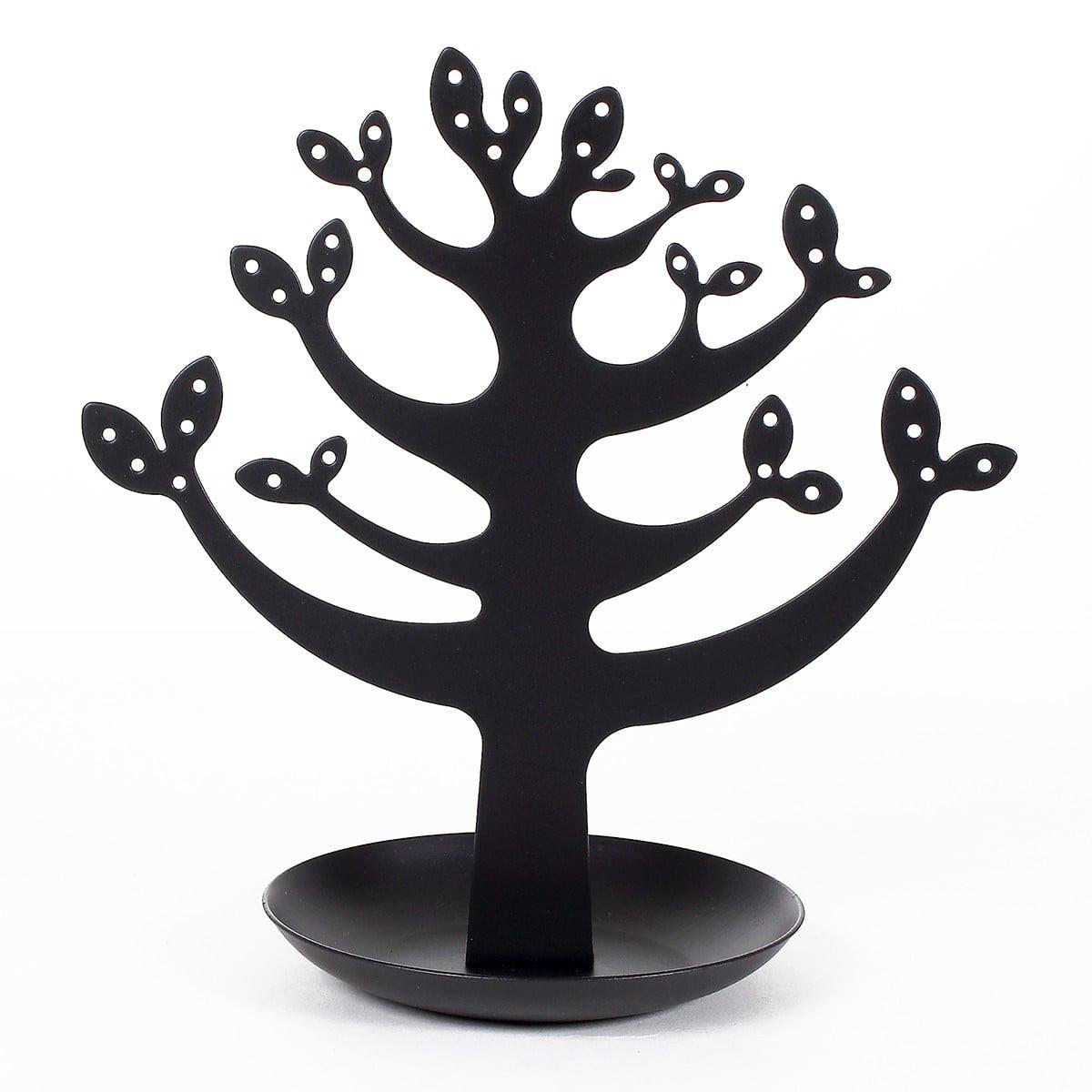 SCHMUCKBAUM - 17/17/16,5 cm - Schwarz, Metall (17/16.5/17cm) - Calicosy