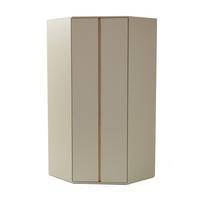 ECKSCHRANK Lico mit 2 Türen, Eukalyptus - Eukalyptusholzfarben, Holzwerkstoff (95/195/95cm) - Beautysofa