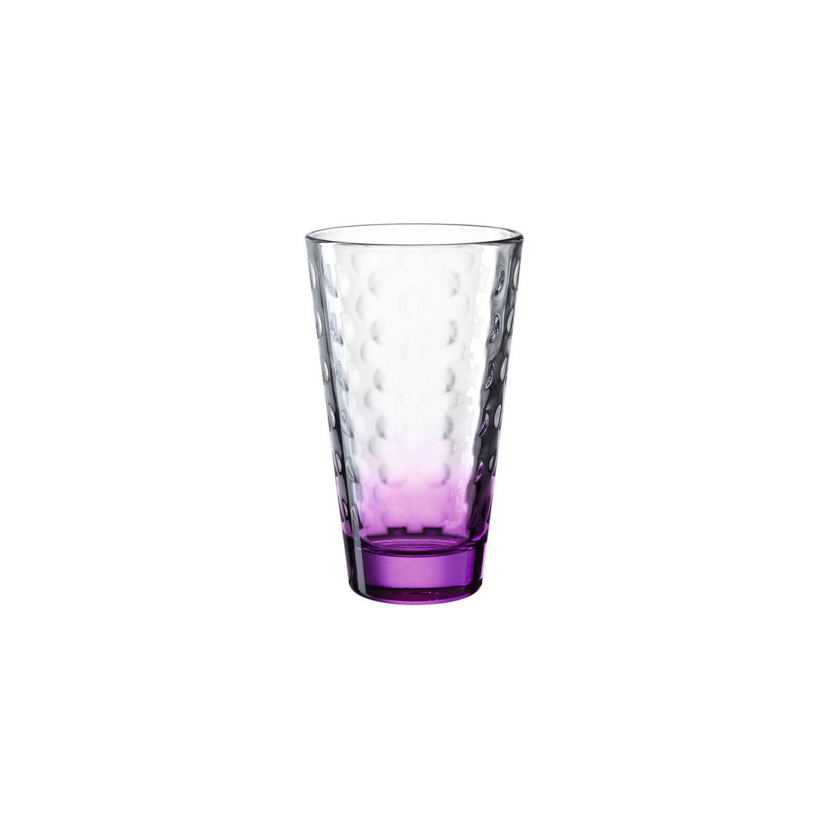 TRINKGLÄSER Optic bunt 200 ml 6er Set - Multicolor, Glas (0.3L) - Leonardo Living