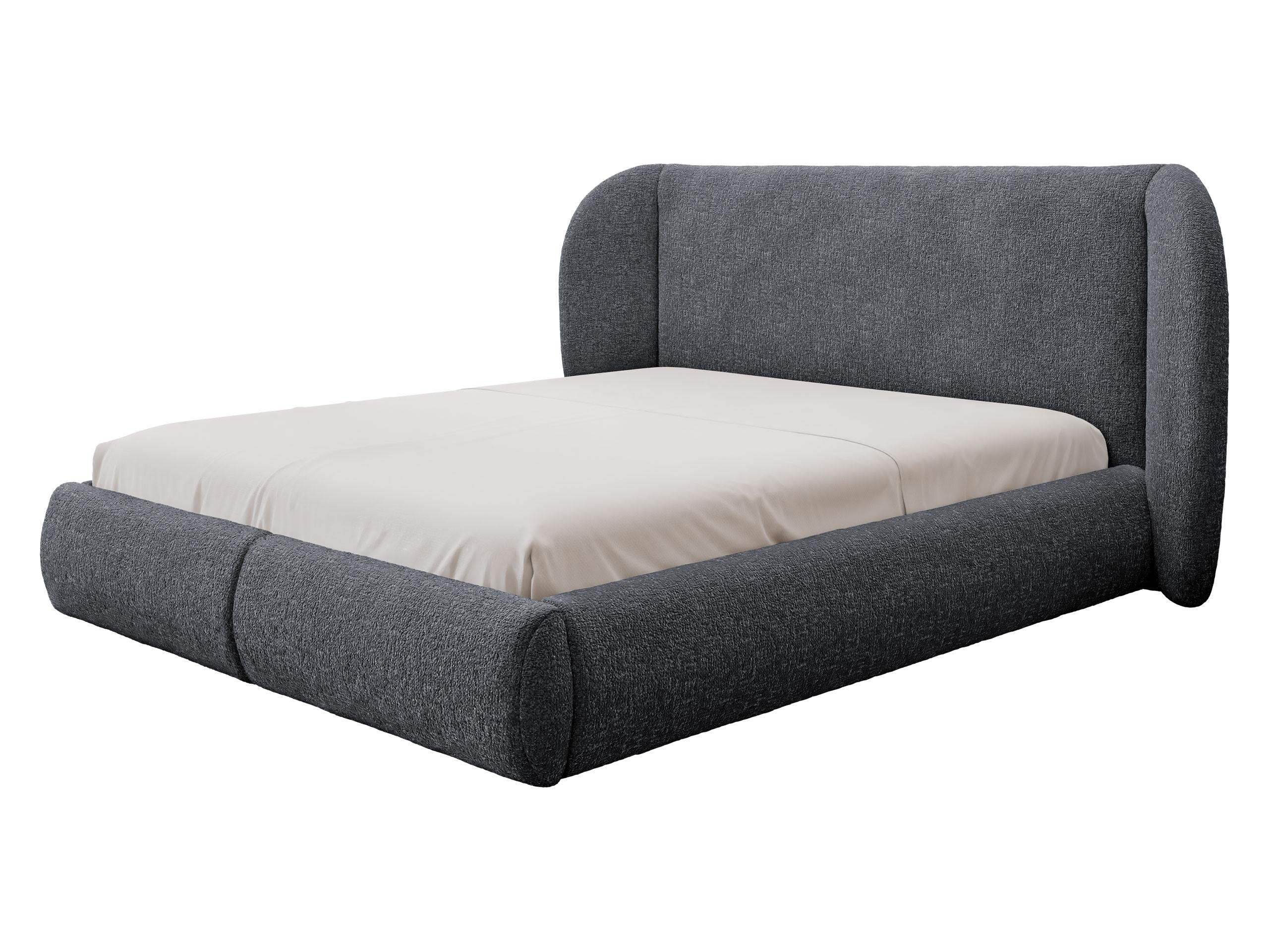 POLSTERBETT Jamika - Grau, Holz/Textil (160/200cm) - MIRJAN24