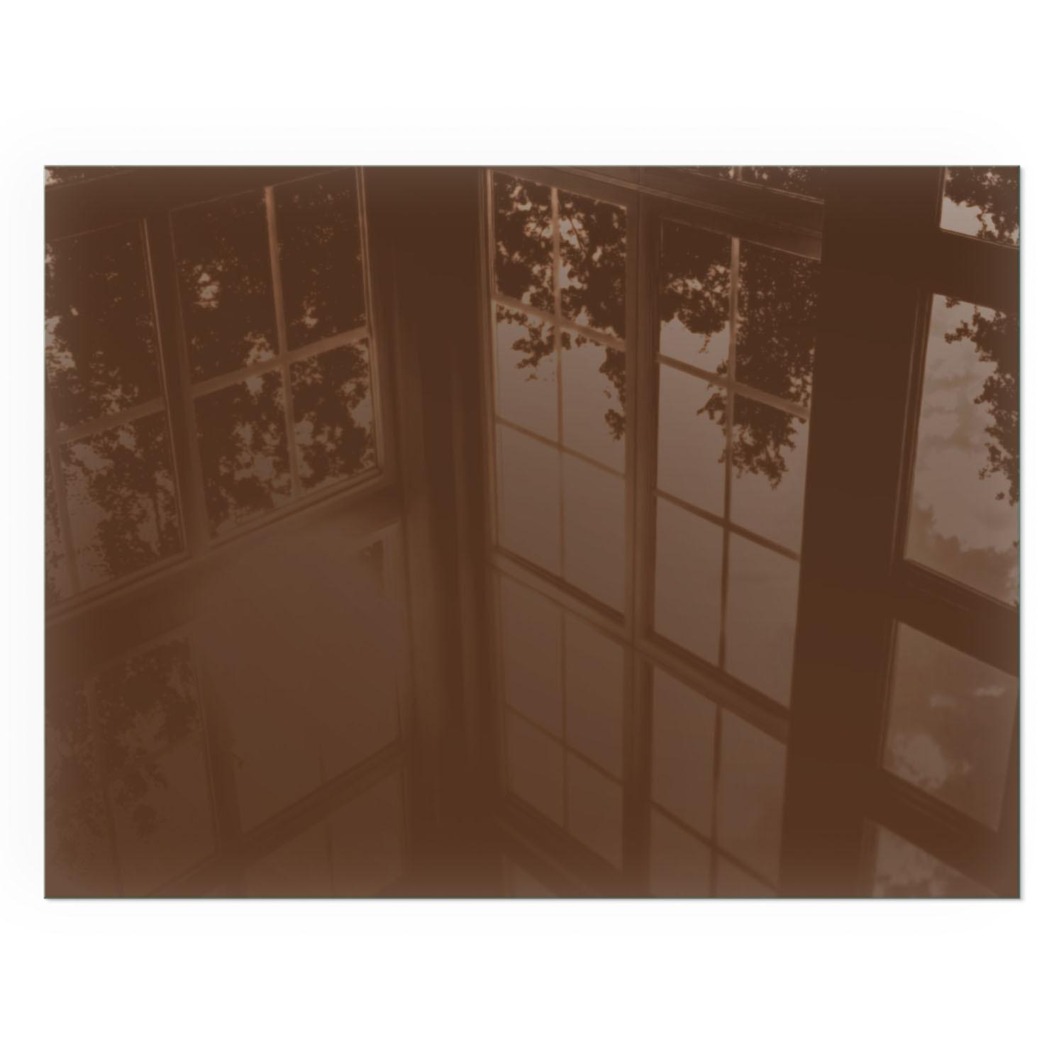 GLASPLATTE für Kamin 80x60 cm - Braun, Glas (80/60/0.4cm) - TULUP