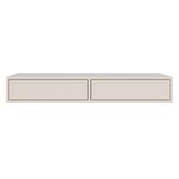 WANDKONSOLE Velveto Greige 110 cm - Kaschmir, Holzwerkstoff (110/17/40cm) - Selsey