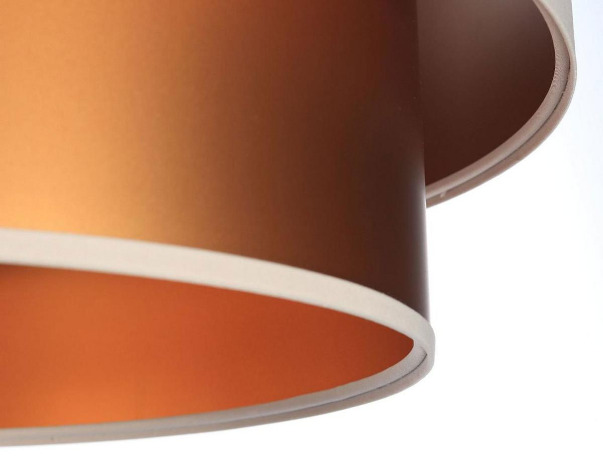 HÄNGELEUCHTE Kupfer 60/20 cm - Beige/Kupferfarben, Kunststoff (60/1/20cm) - ONZENO