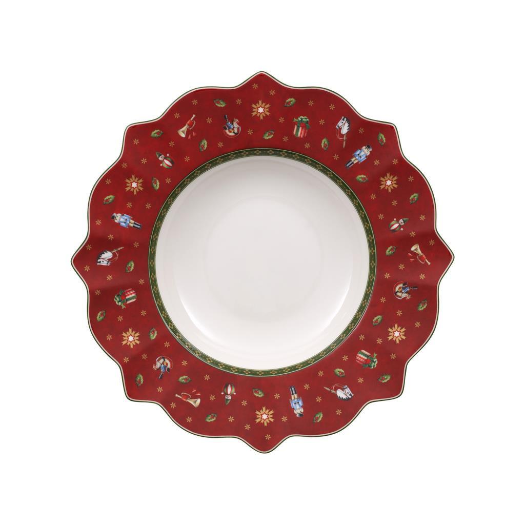SUPPENTELLER Toy's Delight rot ø 26,4 cm - Rot, Keramik (26.4cm) - Villeroy & Boch