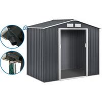 METALL-GARTENHAUS vegas - Grau, Metall (203/185/117cm) - Habitat Garten