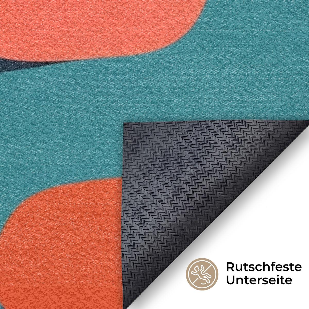 FUSSMATTE Formen - Bunt - Abstrakt - Flugzeuge Sauberlaufmatte 120x80 cm - Multicolor, Kunststoff (120/0.4cm) - MuchoWow