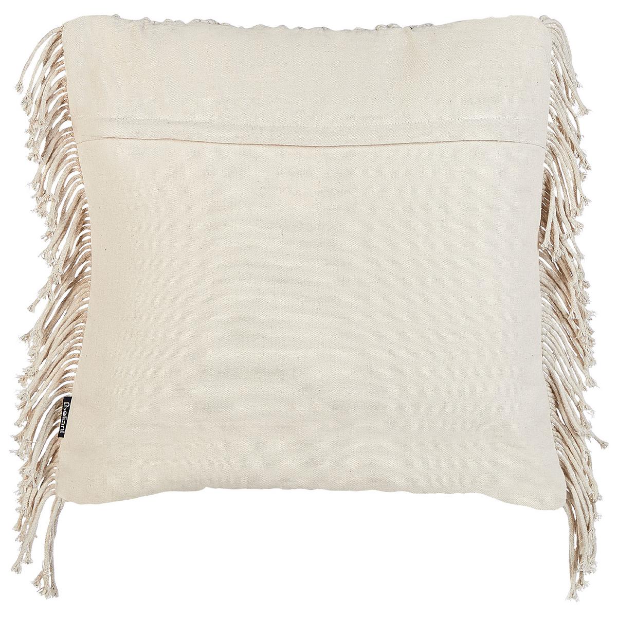 DEKOKISSEN 2er-Set Hellbeige 45/45 cm Pattan - Beige, Textil (45/45cm) - Beliani