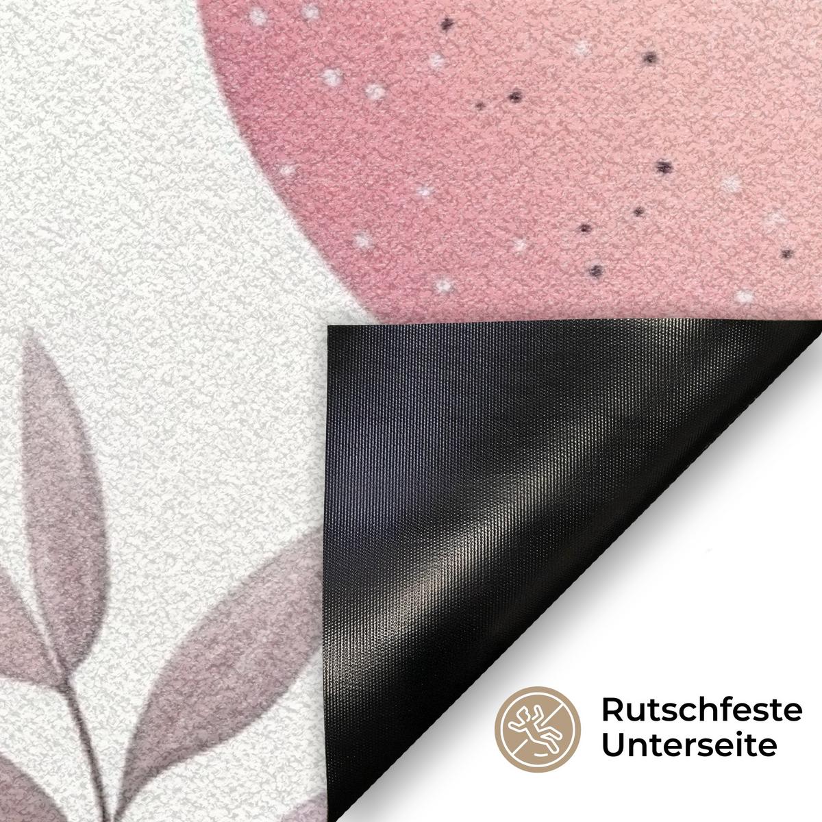 FUSSMATTE Eier - Bunt - Muster Teppichmatte 90x60 cm - Multicolor, Kunststoff (60/90cm) - MuchoWow