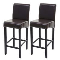 BARHOCKER Braun 2er-Set - Braun, Holz (39/105/53cm) - MCW