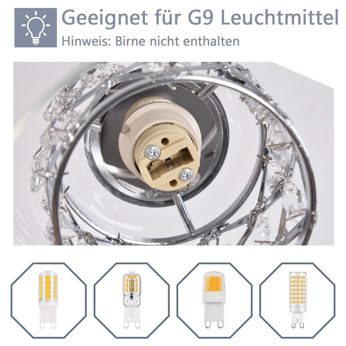 PENDELLEUCHTE Markham 30/30/175 cm - Silberfarben, Metall (30/30/175cm) - Nettlife