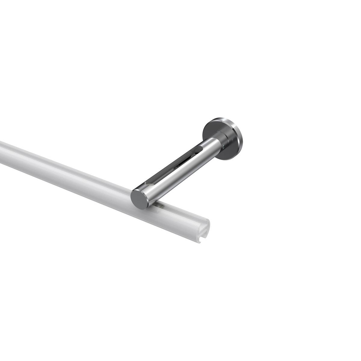 TRÄGER FÜR GARDINENSTANGEN INNENLAUF 20 mm Ø, Siteno Langloch 1 bis 3-läufig, Chrom - Chromfarben, Metall (13/4/4cm) - INTERDECO