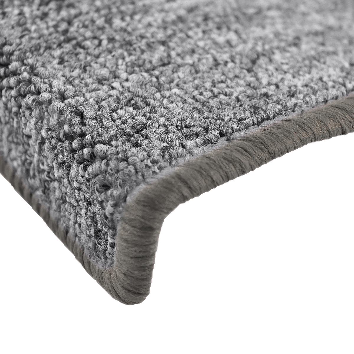 STUFENMATTE ProStair 65/28 cm Grau 15tlg - Grau, Textil (65/28/1cm) - Beautissu 