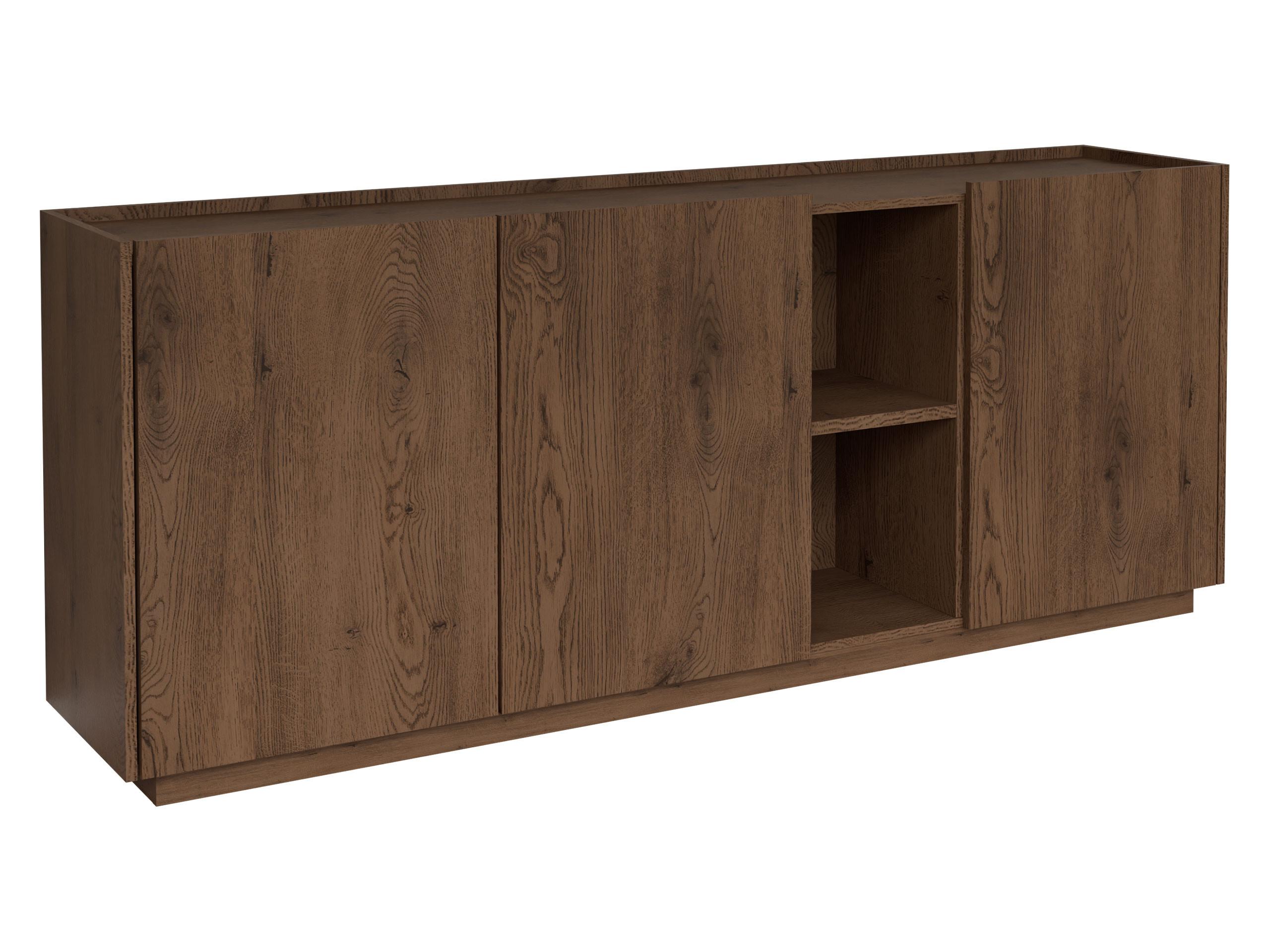 KOMMODE Mirtu K200 - Nussbaumfarben, Holzwerkstoff (200/75/40cm) - MIRJAN24