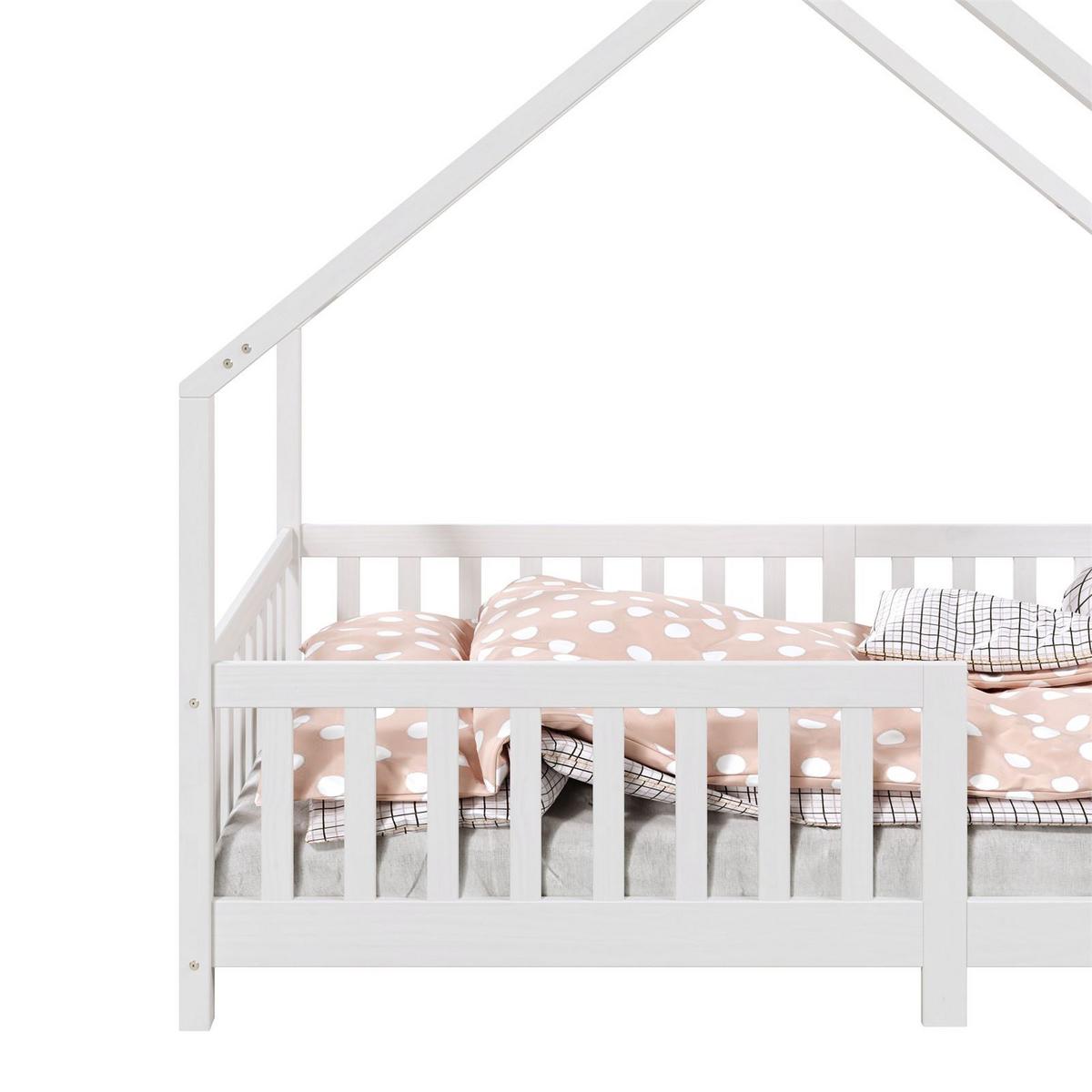 HAUSBETT CORA 90X200 CM - Weiß, Holz (96/158/206cm) - IDIMEX