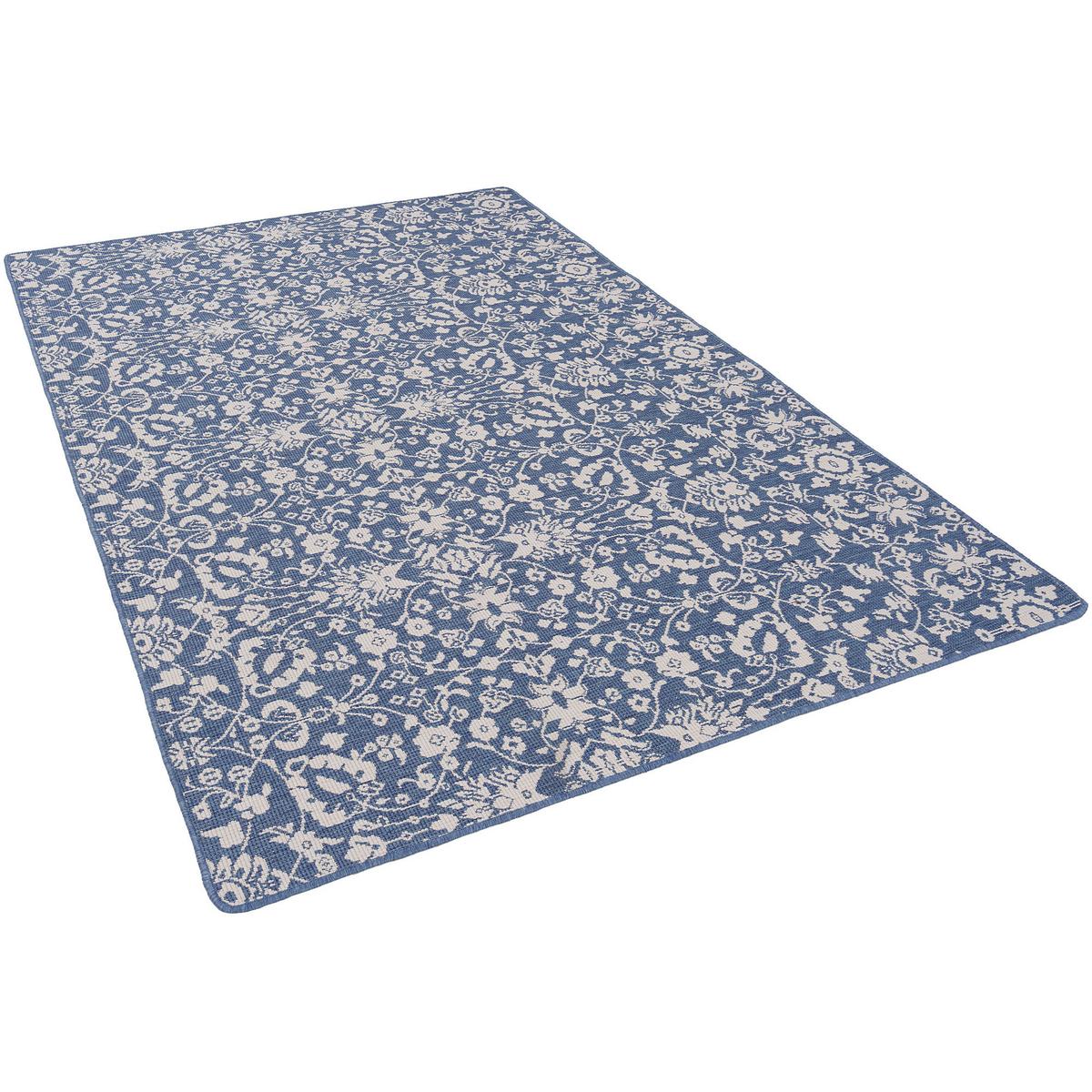 IN- UND OUTDOOR TEPPICH BEIDSEITIG NEWPORT MODERN - Creme, Textil (133/133cm) - Snapstyle