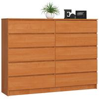 KOMMODE Erlefarben 121/160/40 - Erlefarben, Holzwerkstoff (160/121/40cm) - RAUMHIRSCH FURNITURE