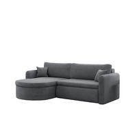 ECKSOFA Feliz In Poso - Grau, Holzwerkstoff/Textil (160/250cm) - Fun Möbel