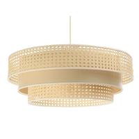 HÄNGELEUCHTE Beige 60/20 cm - Beige, Kunststoff (60/1.55/20cm) - ONZENO