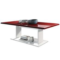 COUCHTISCH Mono Tischplatte in Bordeaux Hochglanz - Bordeaux, Holzwerkstoff (70/120/40cm) - Vladon