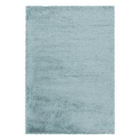 HOCHFLORTEPPICH SALZACH, einfarbig, Blau, 80 x 150 cm - Blau, Textil (150/80cm) - KADIMA DESIGN