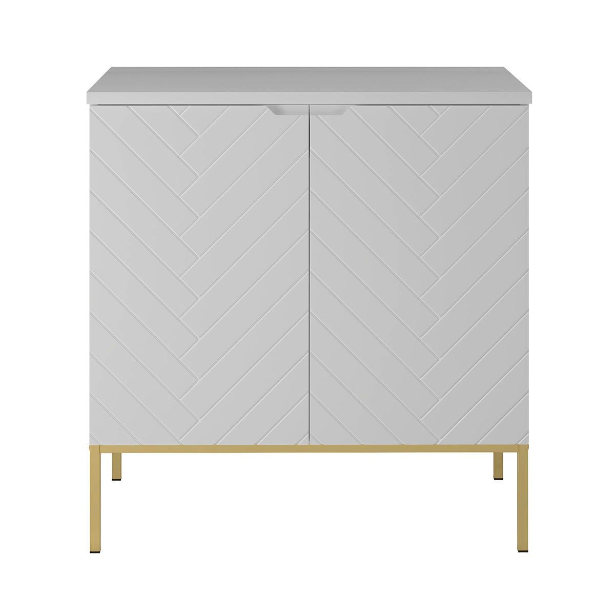 WASCHTISCHUNTERSCHRANK 80.6cm Daria Weiß - Weiß, Holzwerkstoff (80.6/84.2/46.5cm) - Petits-meubles