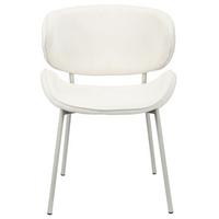 POLSTERSTUHL Pretically Creme - Beige/Creme, Textil/Metall (53/80/59cm) - Selsey
