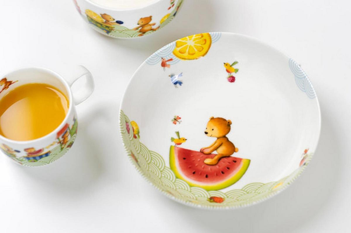 KINDERGESCHIRR Hungry as a Bear bunt 2er Set - Multicolor, Keramik (2/2/2cm) - Villeroy & Boch