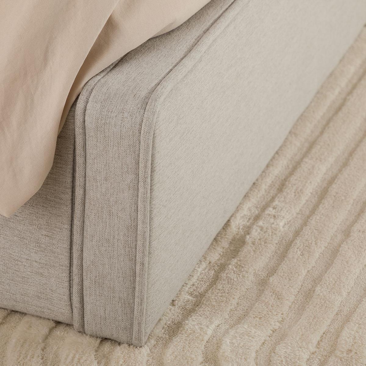 POLSTERBETT MARINI 140X200 CM - Hellgrau, Textil (140/200cm) - IDIMEX
