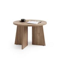 COUCHTISCH BELLAGIO 58/40 cm runden, Kaschmir/Nussbaum - Kaschmir, Holzwerkstoff (58/58/40cm) - Idohome