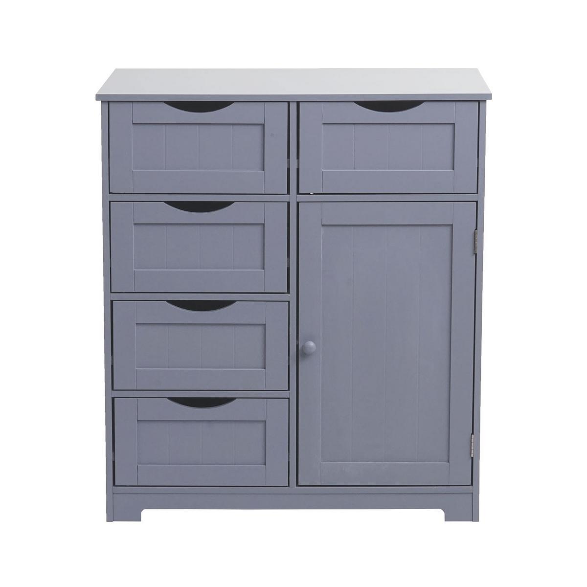 KOMMODE Grau - Grau, Holzwerkstoff (70/80/35cm) - MCW