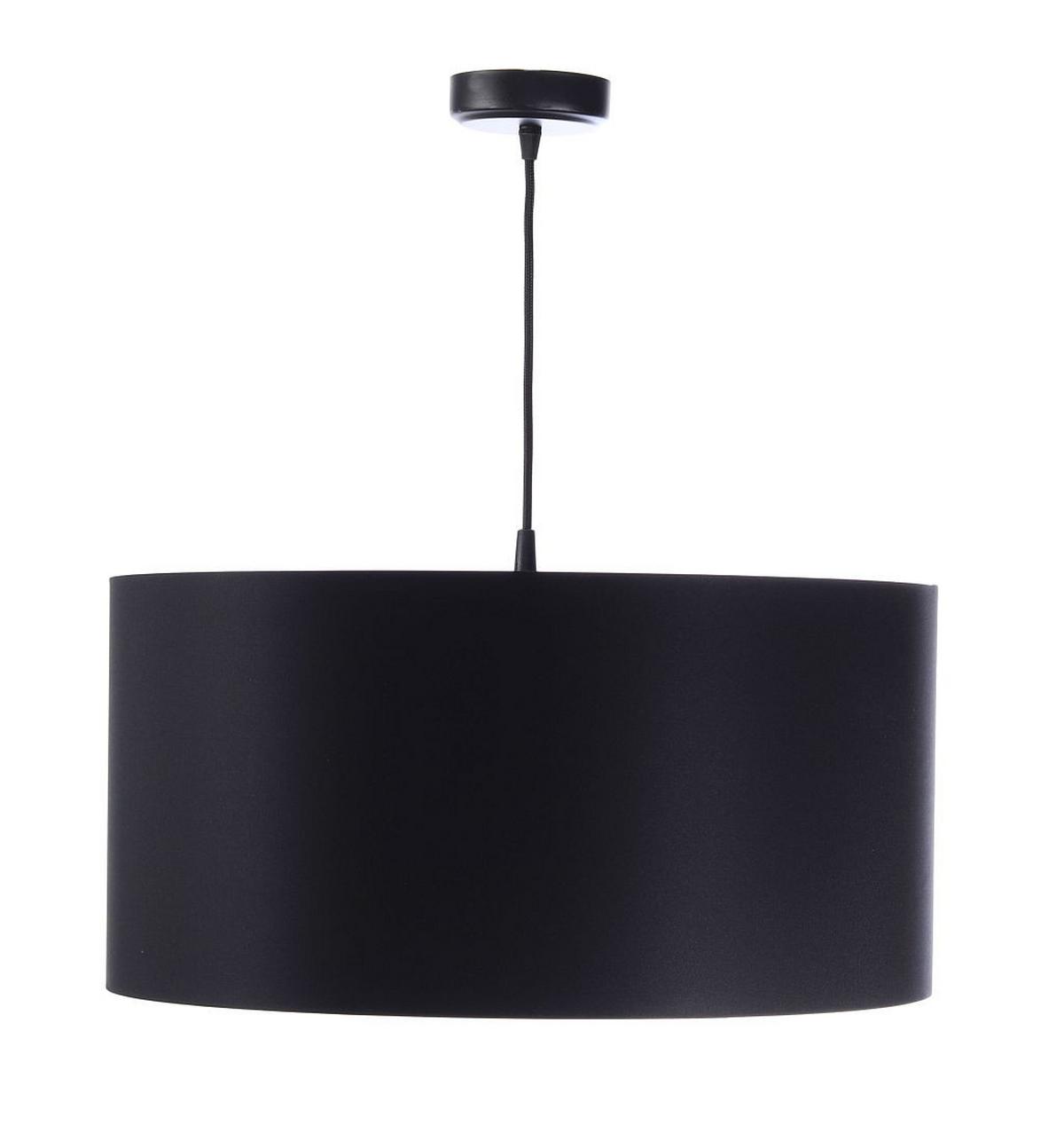 HÄNGELEUCHTE Schwarz 60/30 cm - Silberfarben/Schwarz, Kunststoff (60/1.1/30cm) - ONZENO