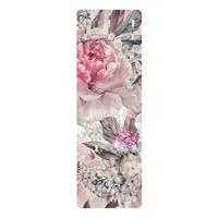 WANDGARDEROBE - Zartes Aquarell Pfingstrosen Muster 34/105 cm - Rosa, Holzwerkstoff (34/105/1.6cm) - Bilderwelten