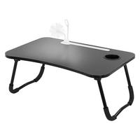 LAPTOPTISCH Schwarz 60x40 cm klappbar - Schwarz, Holzwerkstoff (60/40/25cm) - ML-DESIGN