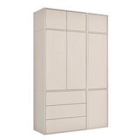 KLEIDERSCHRANK Robe - Beige, Holzwerkstoff (137/234/58cm) - Mokebo