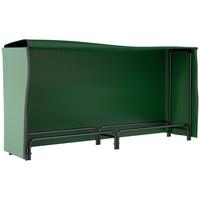 KAMINHOLZREGAL bis 200 kg - Schwarz, Metall (36/99/200cm) - Outsunny