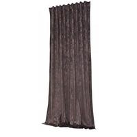 VORHANG SAMT MILANO STAR HxB 245x140 cm Grau Rosegold - Roségold, Textil (140/245cm) - Gardinenbox