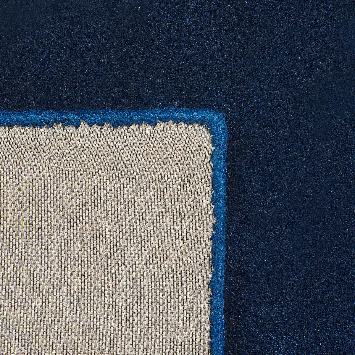 KURZFLOR-TEPPICH Gesi II 200/140 cm - Blau, Naturmaterialien (140/200cm) - Beliani