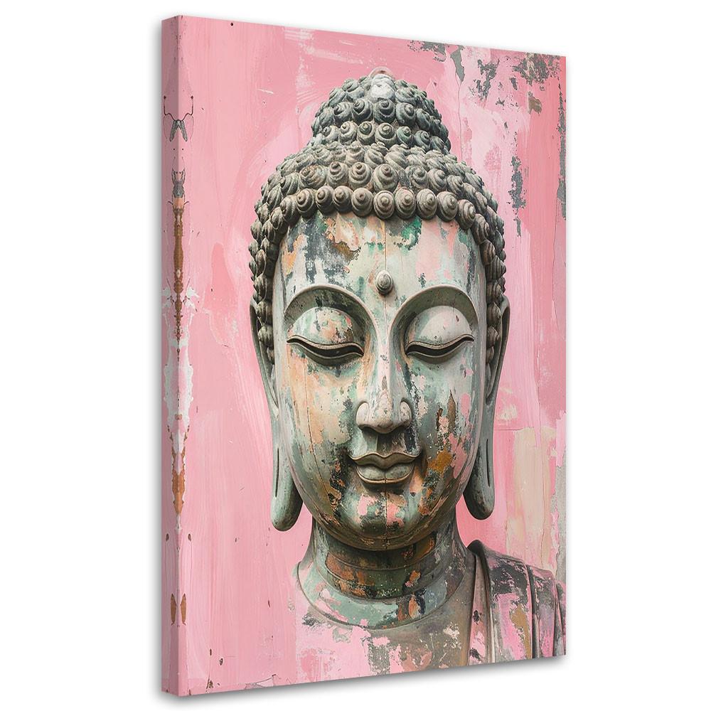 LEINWANDBILD Zen und Orientalisch 40x60cm - Rosa, Textil (40/60cm) - Feeby