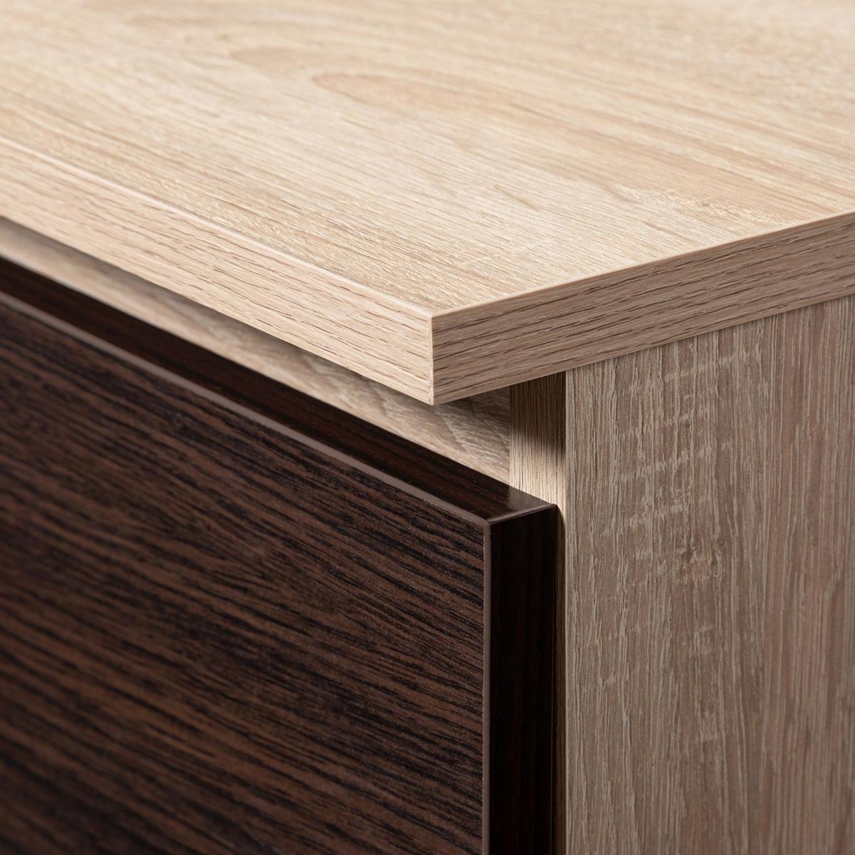 HÄNGESCHRANK Eiche Sonoma, Dunkelbraun 99/30/30 - Dunkelbraun, Holzwerkstoff (30/99/30cm) - RAUMHIRSCH FURNITURE