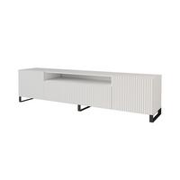 LOWBOARD NOA-2-S 200x53x41 cm - Weiß - Schwarz/Weiß, Holzwerkstoff (200/53/41cm) - ALTDECOR
