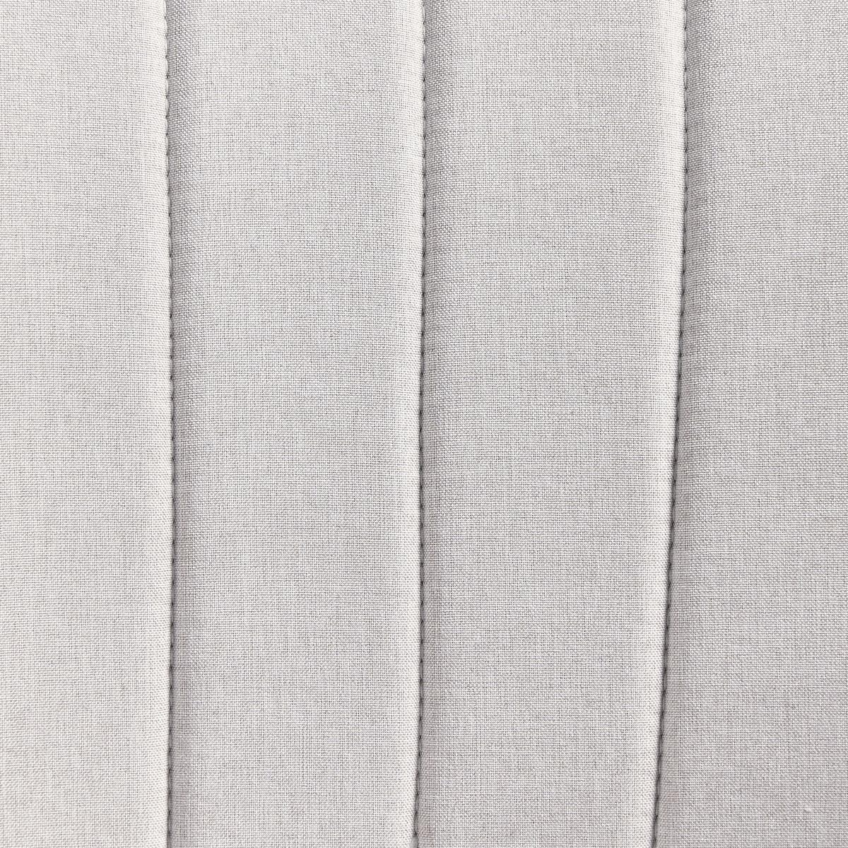 ESSZIMMERSTUHL 2er-Set Polyester Grau Alice - Grau, Textil/Metall (45/83/52cm) - Beliani