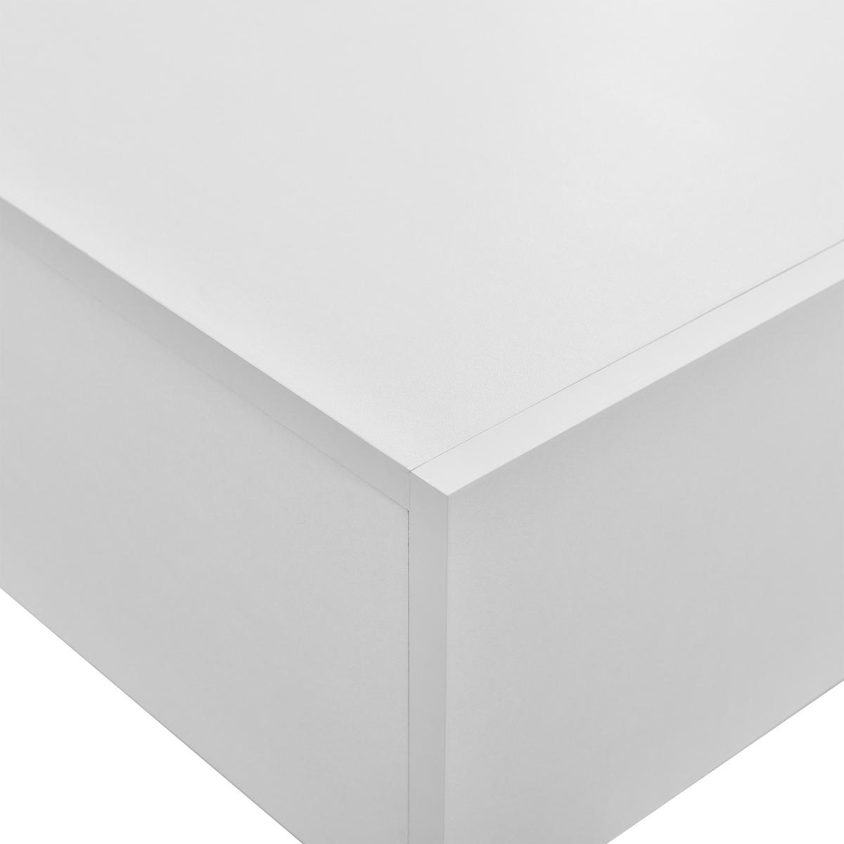 WANDREGAL Oslo - Weiß, Holzwerkstoff (46/15/30cm) - [en.casa]