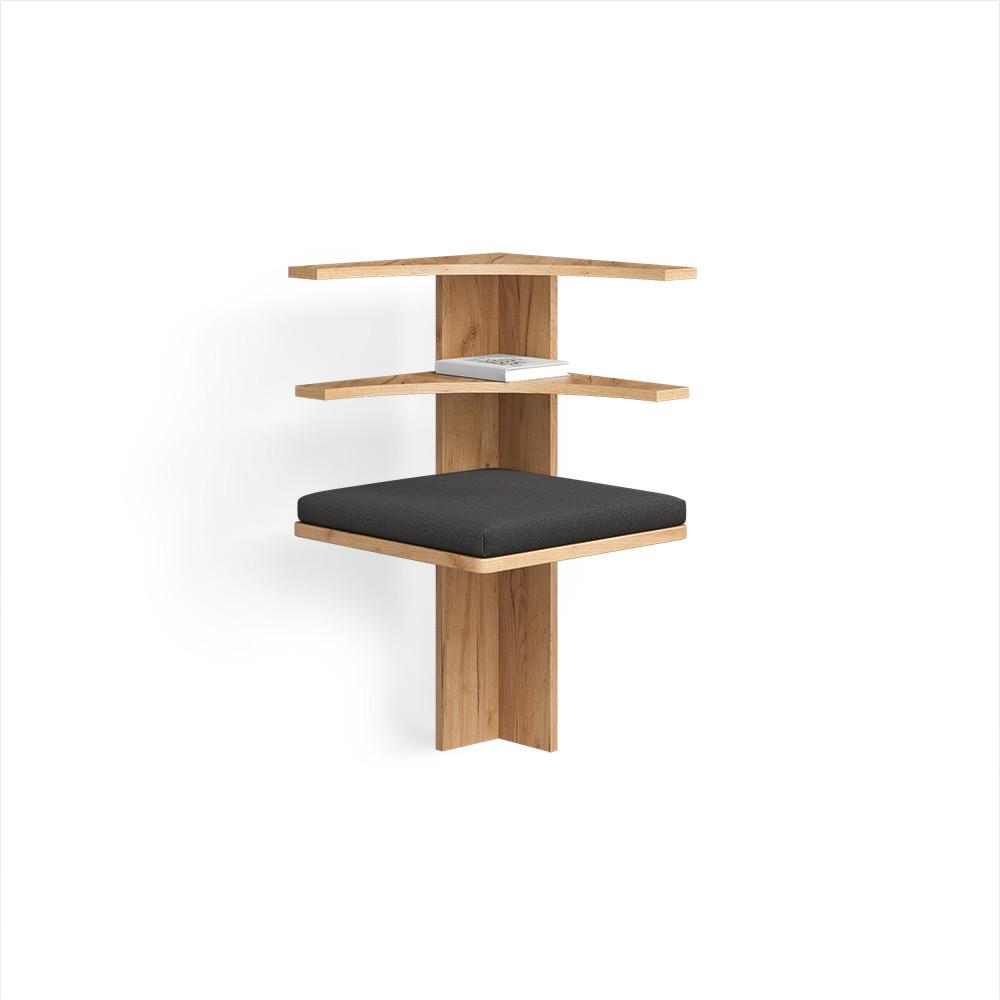 ESSZIMMER-ECKBANK Tiberio Sandeiche 43.5 x 43.5 cm - Sonoma Eiche, Holzwerkstoff (43.5/43.5cm) - Livinity®