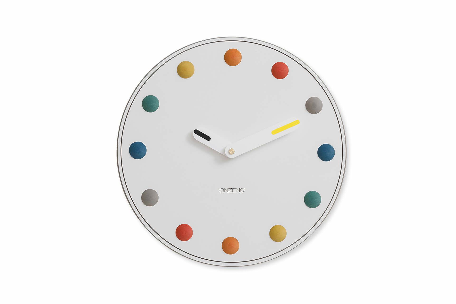 WANDUHR Design Weiß 42/42 cm - Weiß, Holzwerkstoff (1.88/42/3cm) - ONZENO