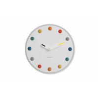WANDUHR Design Weiß 42/42 cm - Weiß, Holzwerkstoff (1.88/42/3cm) - ONZENO