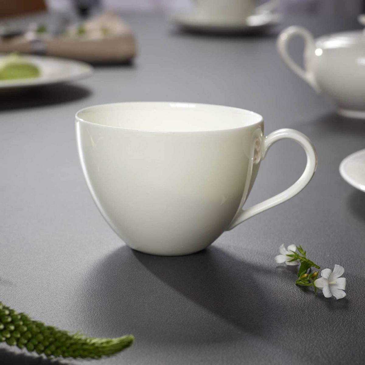 KAFFEETASSEN Anmut weiß 150 ml 6er Set - Weiß, Keramik (0.15L) - Villeroy & Boch