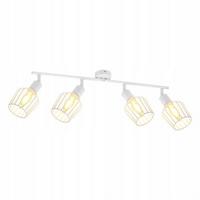 STRAHLER Ehrgeiz 4-flammig 75/24/10 cm - Weiß, Metall (75/24/10cm) - ZMH