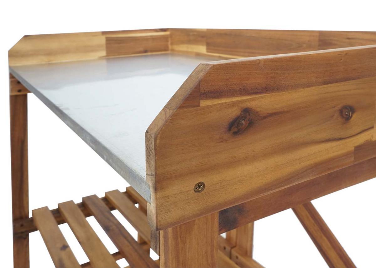 PFLANZTISCH Braun - Braun, Holz (44/86/89cm) - MCW