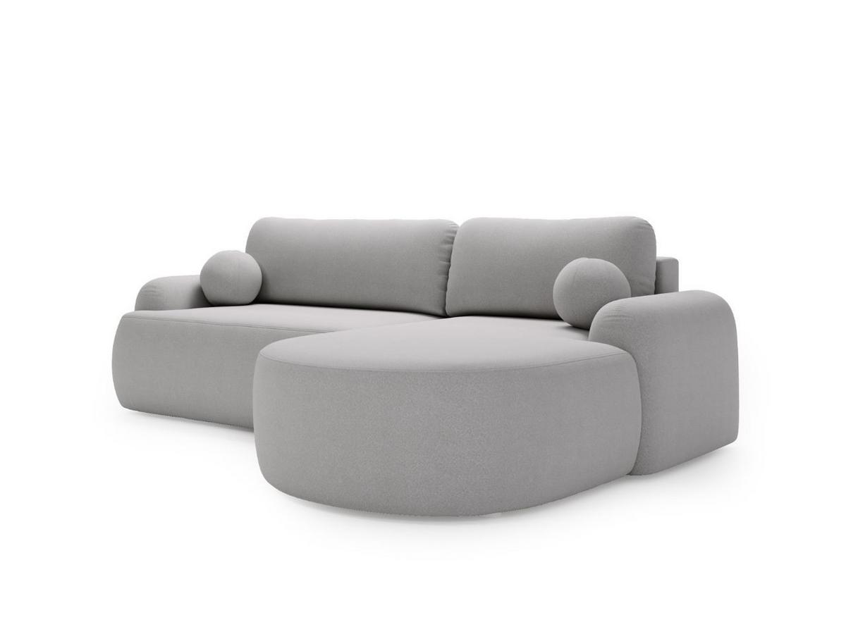 ECKSOFA Aurio Grau Rechts - Grau, Holz/Textil (261/177cm) - Graingold